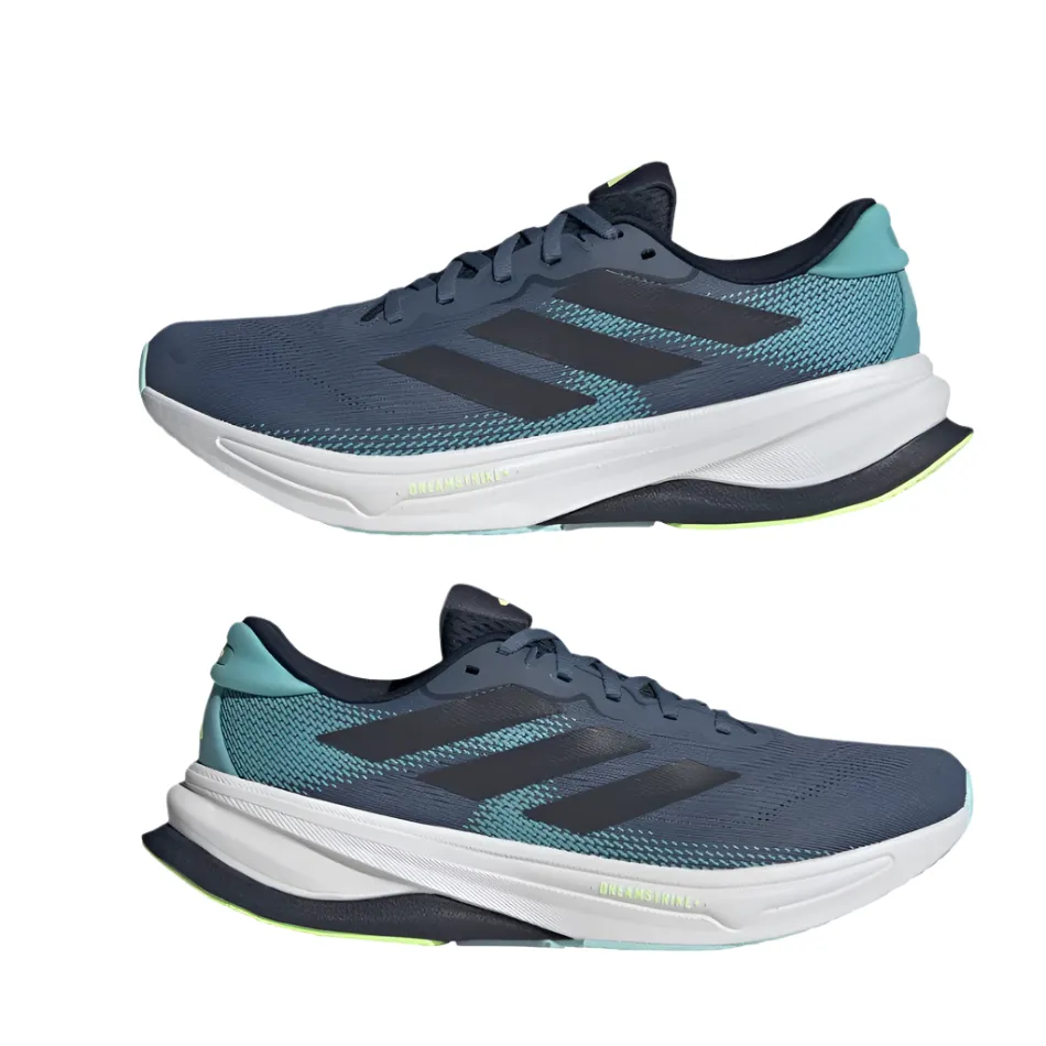 Adidas Men's Supernova Solution 2 Running Shoes in Preloved Ink/Legend Ink/Mint Ton AW25 Endurance spring running shoes