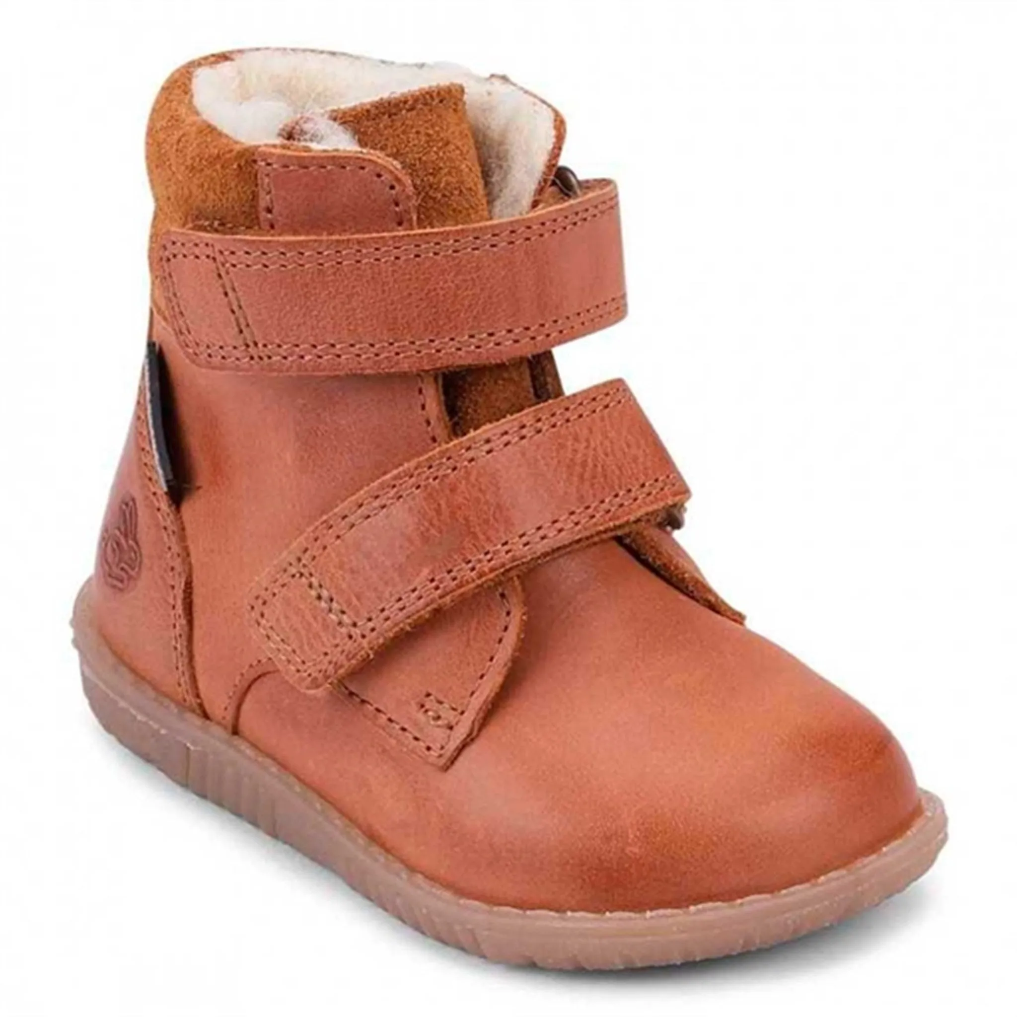 Comfort Padding Bundgaard Rabbit Boots Velcro Tan