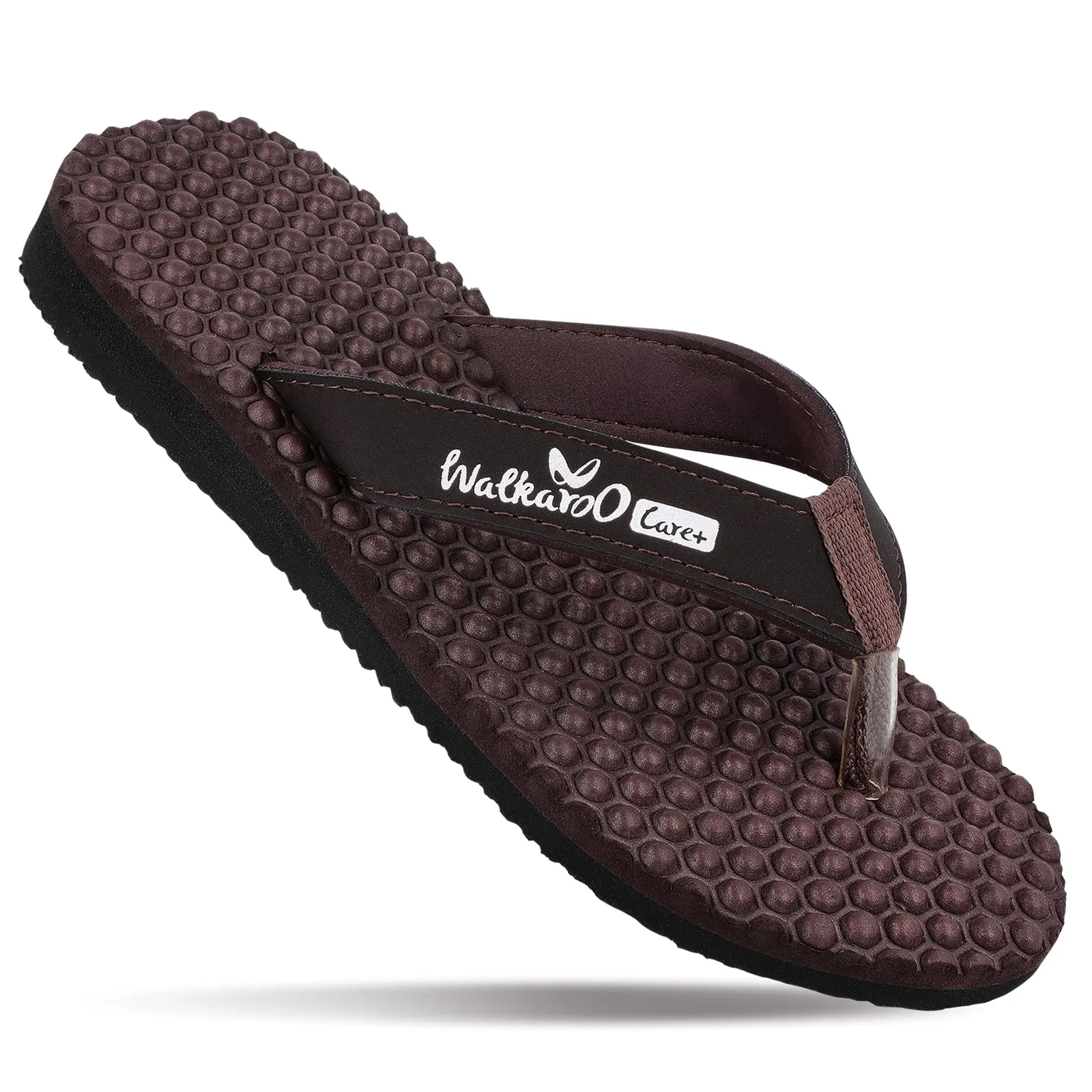 Foot Step Ocean View Style Women's Textured Care Plus Flip-Flop  - WH3950 Brown