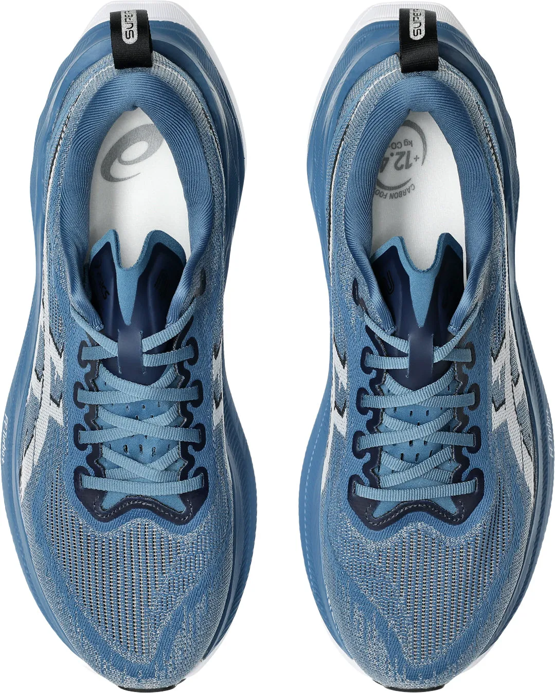 Elastic laces Asics SuperBlast 2 Mens Running Shoes - Blue