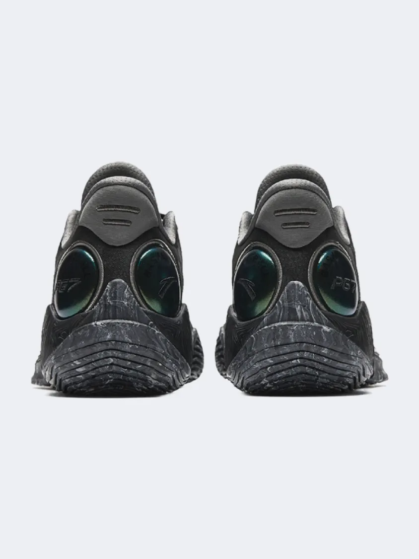 Compression Molded Heel Counter Anta PG 7 Men Basketball Shoes Black/Grey