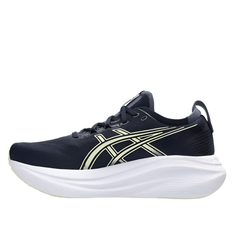 ASICS Men's GEL-NIMBUS 27 Running Shoes in Midnight/Vanilla AW25 Bright - colored increased endurance