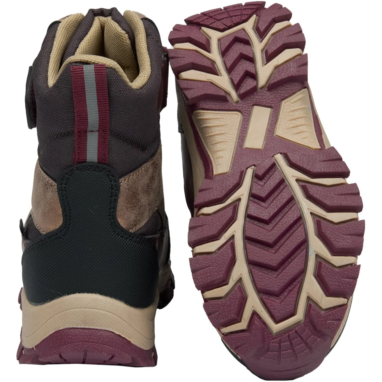 Sealed Mikk-Line Raisin Winter Boot Tex Velcro
