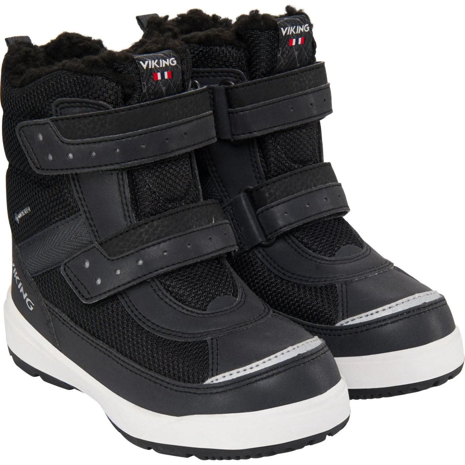 VIKING Reflective/Black Play Reflex Warm GTX 2V Winter Travel Footwear