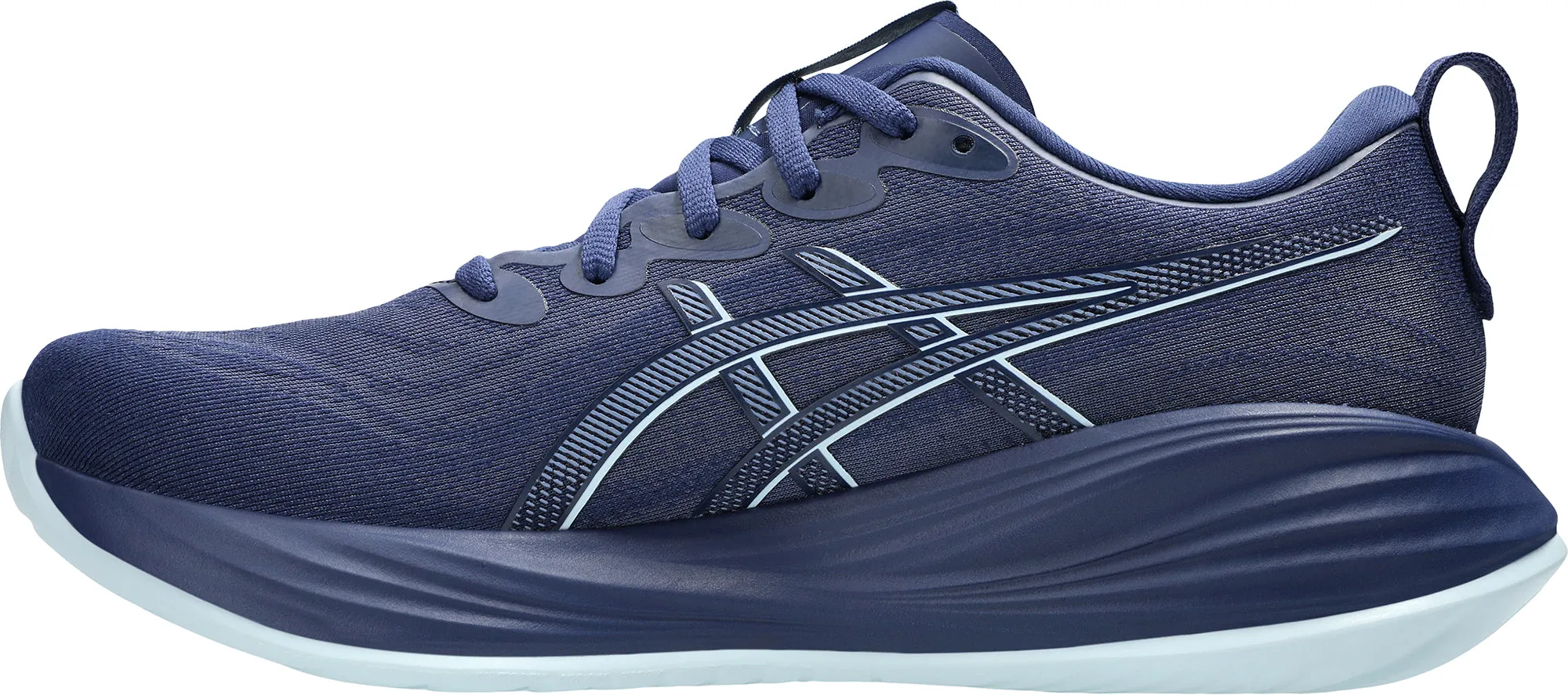 Asics Gel Cumulus 27 Mens Running Shoes - Blue Ventilated Mesh Long Distance Ergonomic Wellness Seekers