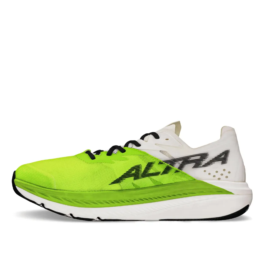 Altra Men's Vanish Carbon 2 Running Shoes in White/Lime SS25 for short - distance