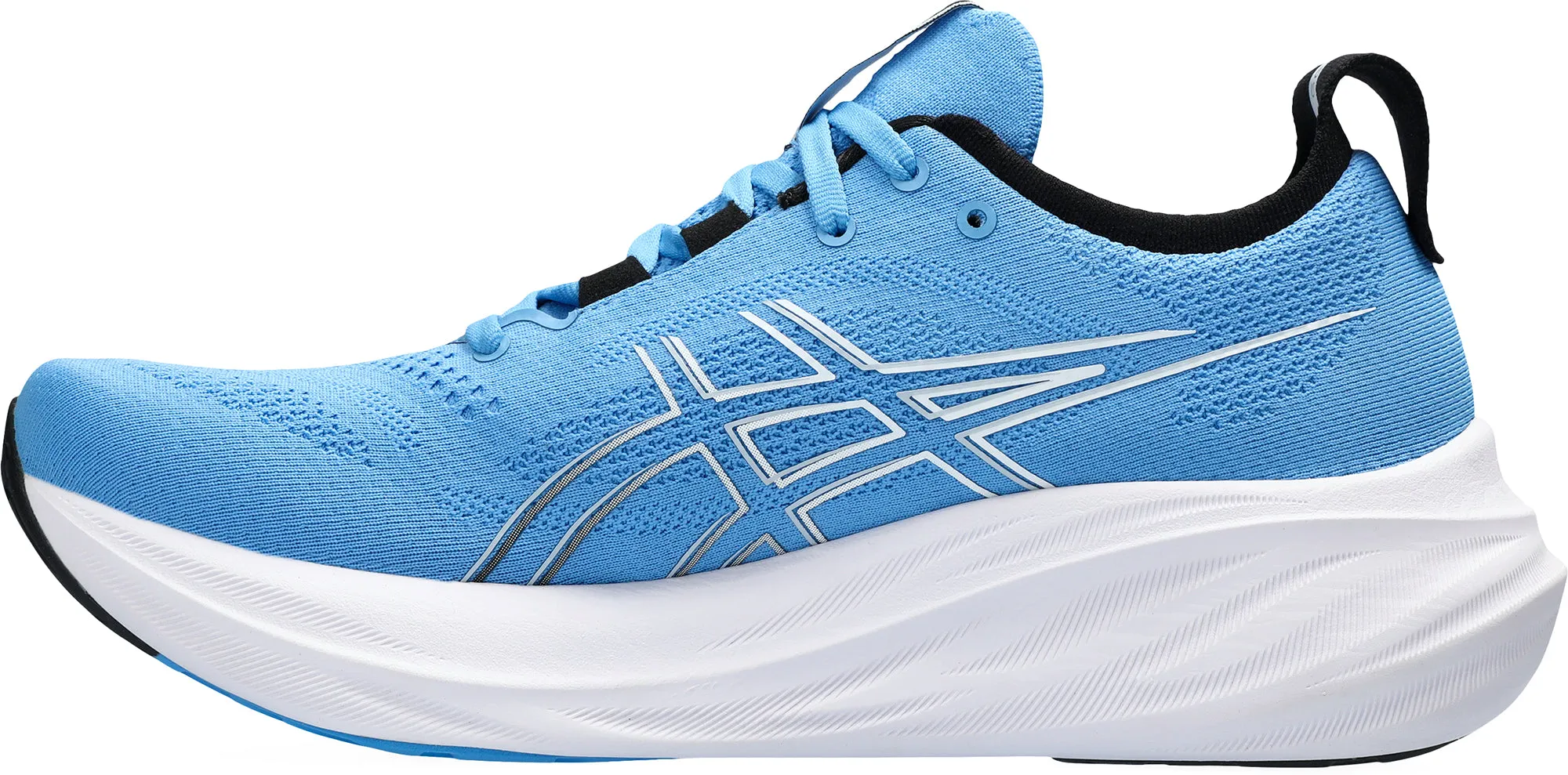 Asics Gel Nimbus 26 Mens Running Shoes - Blue Moisture wicking
