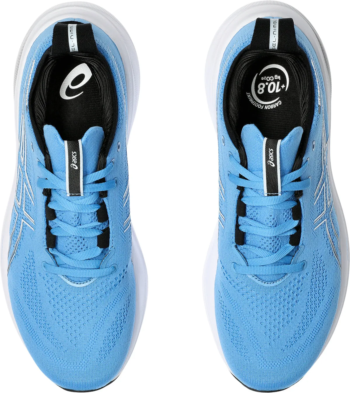 Asics Gel Nimbus 26 Mens Running Shoes - Blue Anti Bacterial