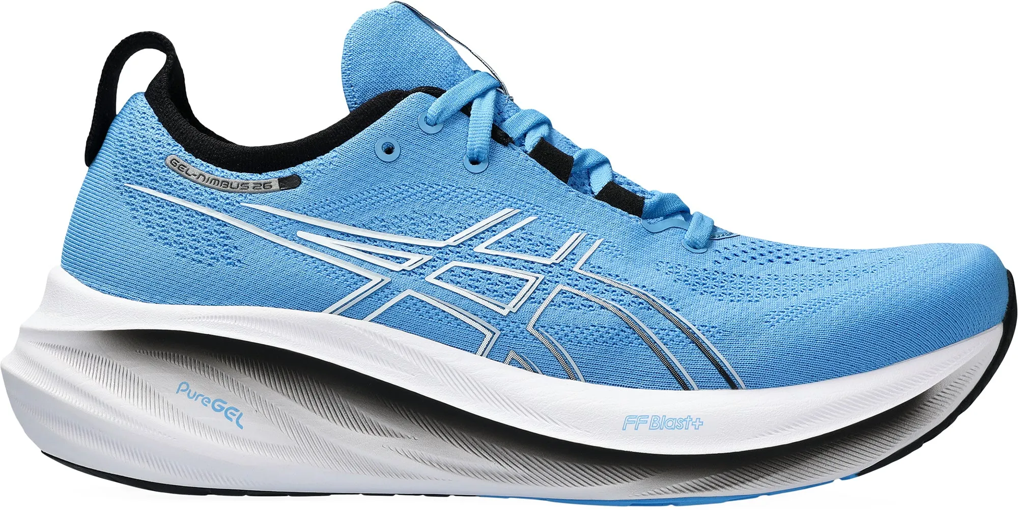 Memory Foam Casual Wear Urban Walk Asics Gel Nimbus 26 Mens Running Shoes - Blue