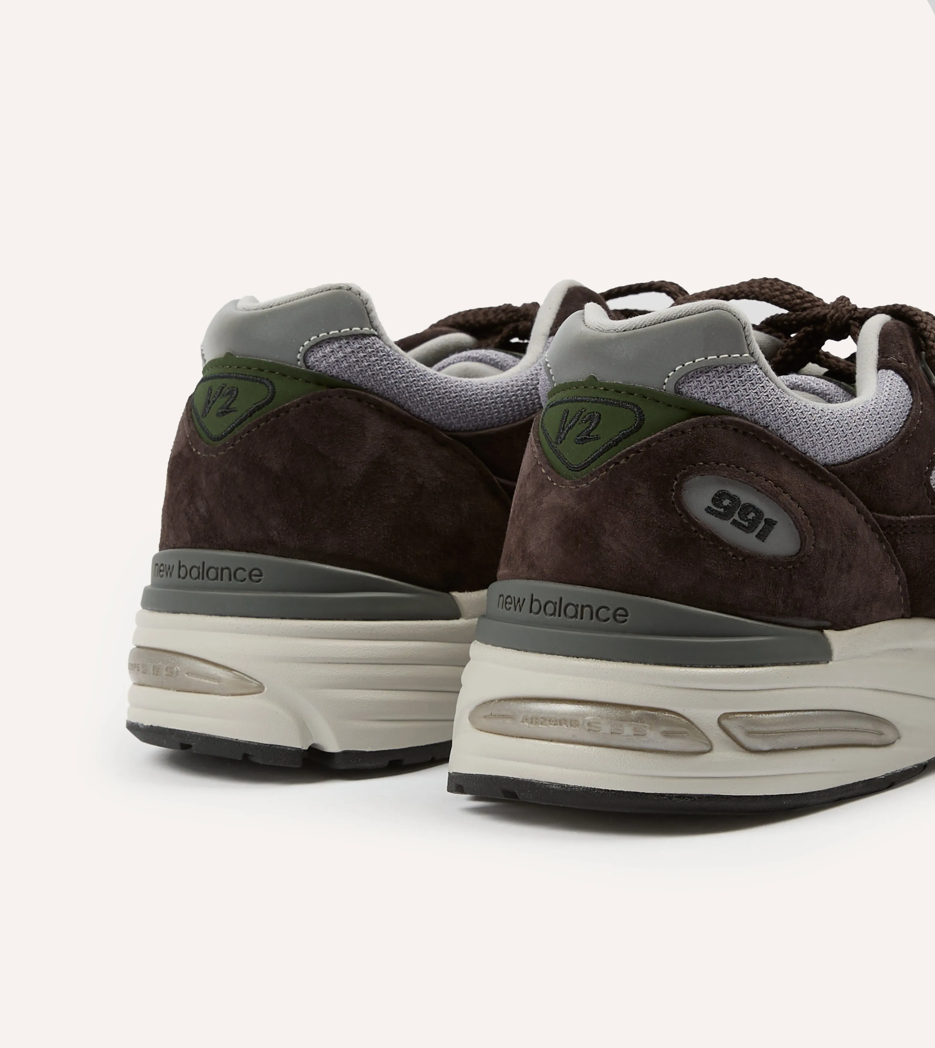 Core Flex Cool Tone New Balance Brown 'Essentially Offbeat' Made in UK 991v2 Trainers
