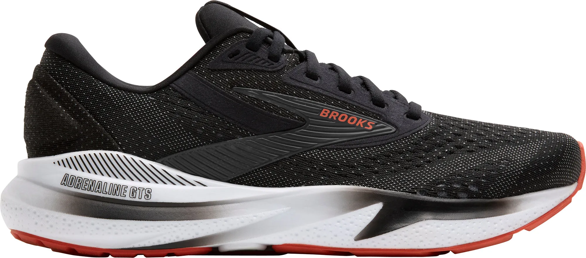 Seamless Fit Outdoor Explorers Desert Run Brooks Adrenaline GTS 24 Mens Running Shoes - Black