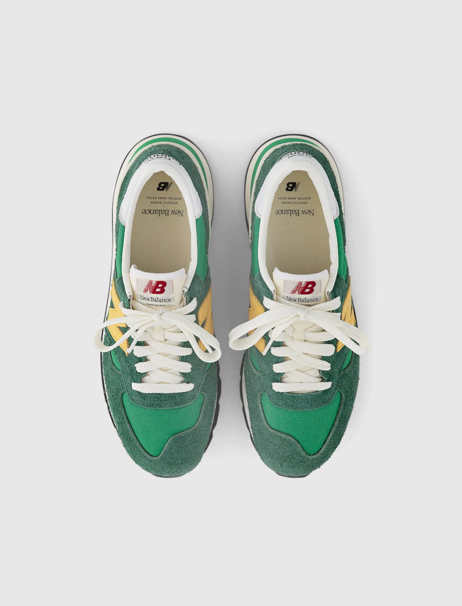 990 V1 MADE IN USA "GREEN/GOLD" Fiber Mix All Terrain Health Focused