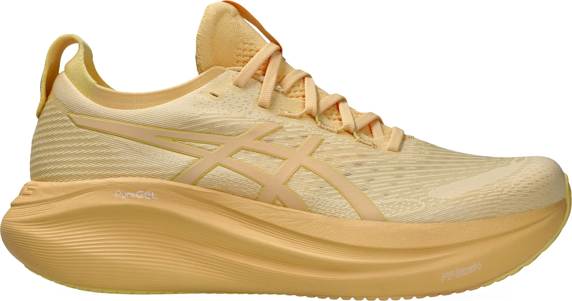 Ultra Light Airport Travel Sweat Resistant Standing Workers Asics Gel Nimbus 27 Lite-Show Mens Running Shoes - Orange