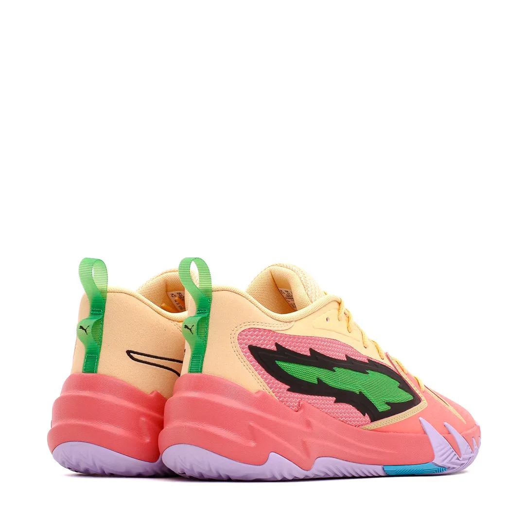 Puma Basketball Men Scoot Zeros Georgia Peach 379908-07 Non Slip Traction Shock Guard