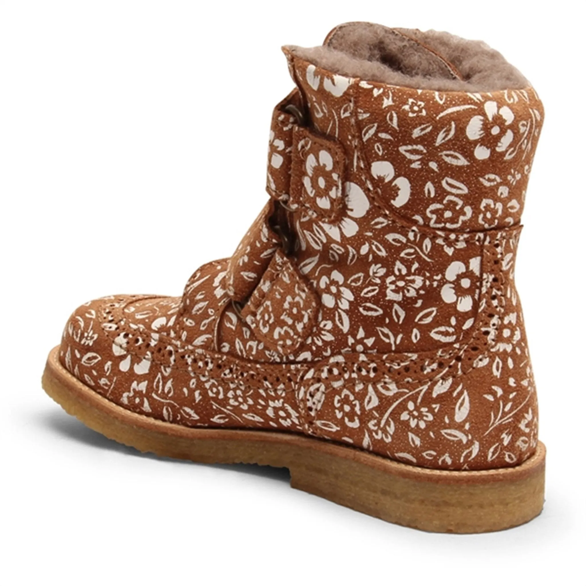 Bisgaard Elba Tex Boots Brandy Flowers Snowproof Footwear