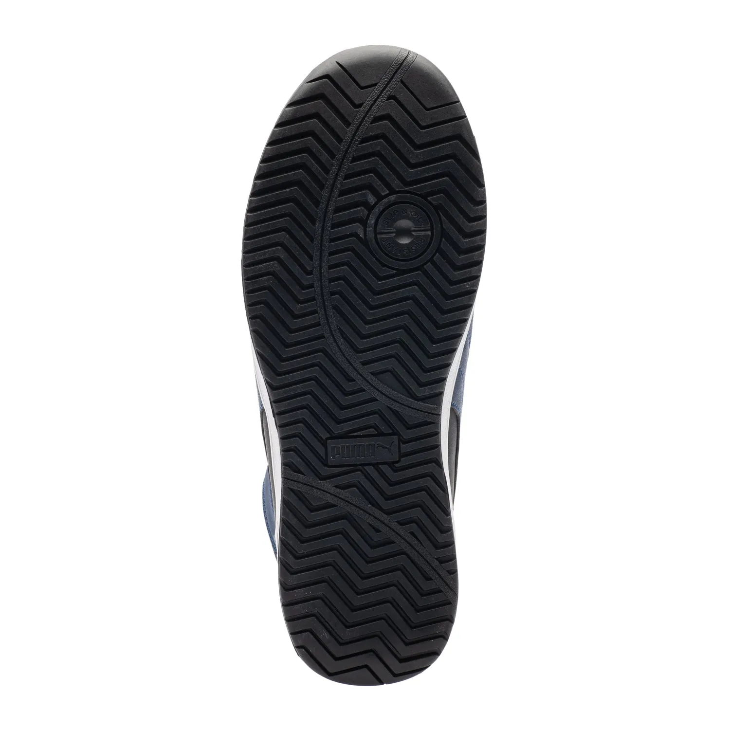 Climb Walk Water-Resistant Protection Frontcourt Blue/Black Mid Composite Toe Safety Shoes 630073