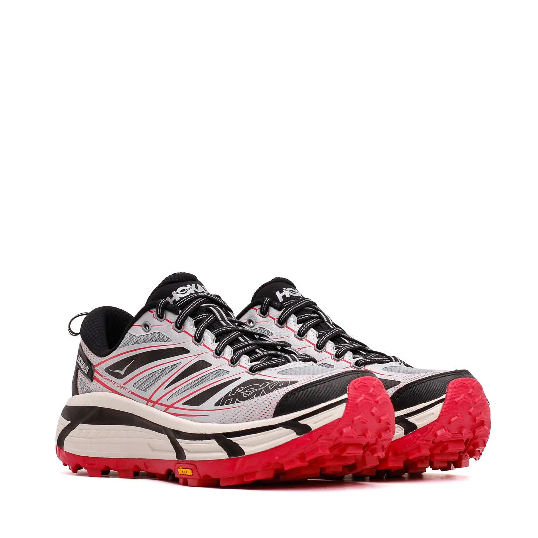 Hoka One One Unisex Mafate Speed 2 Galactic Grey Ruby Red 1126851-GTCG Club Night