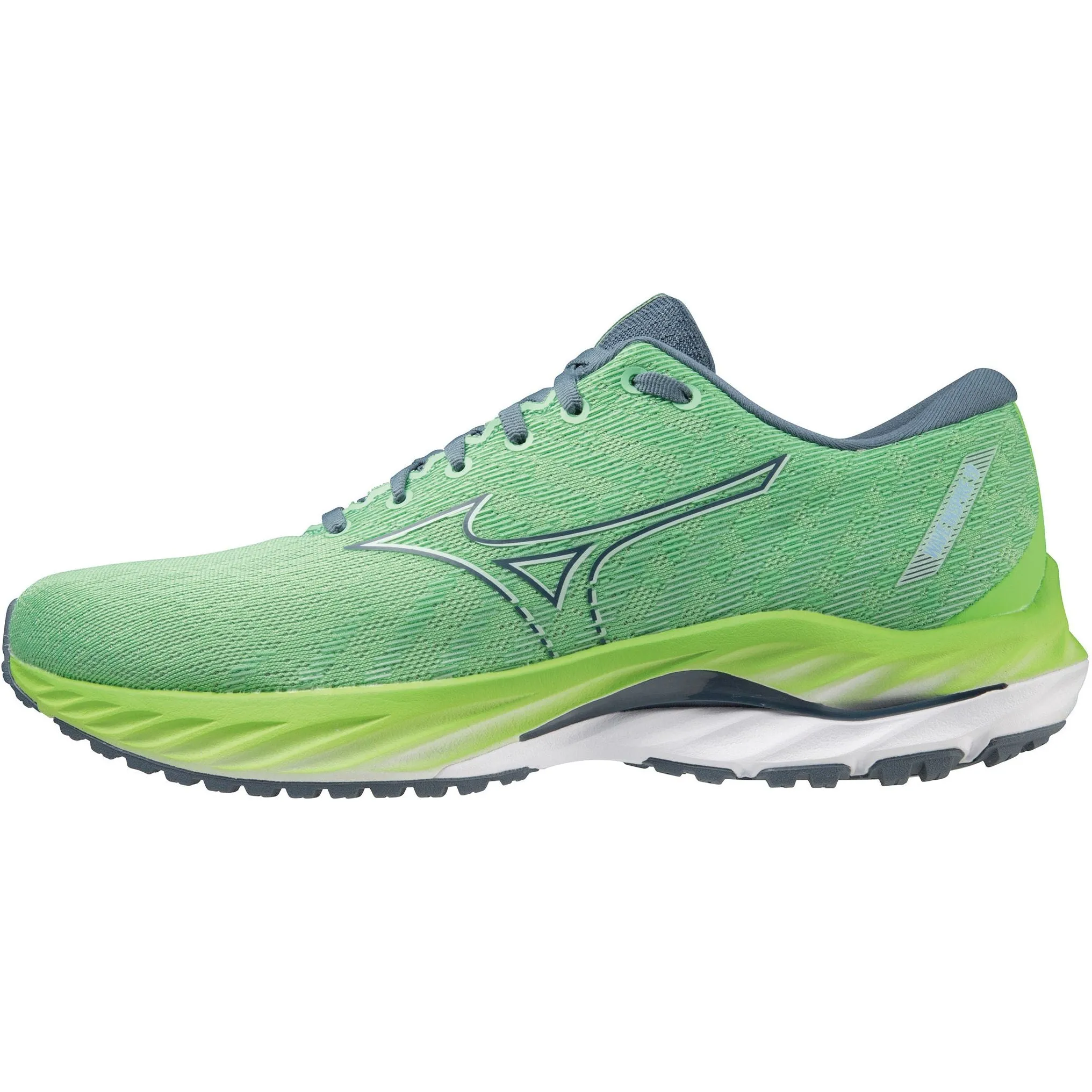 Mizuno Wave Inspire 19 Mens Running Shoes - Green Eco Friendly Minimalist Fans