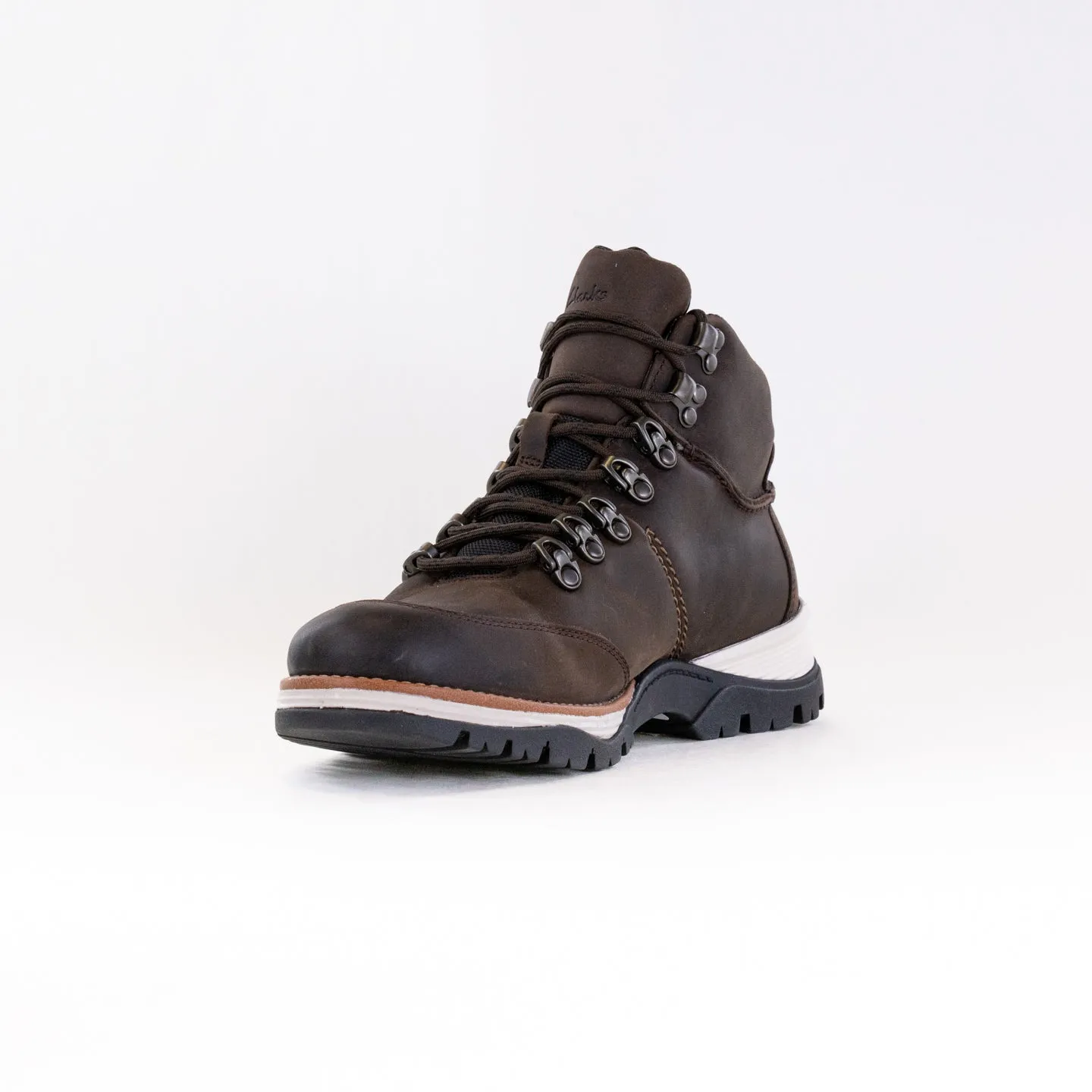 Anti-Slip Grip Cushion Comfort Clarks TopTon Pine Goretex Waterproof (Men's) - Brown Leather