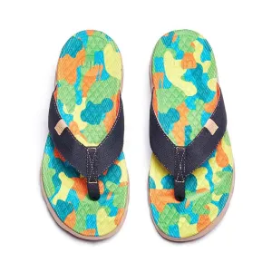 Coastal Day Outfit Greenery Women Majorca Flip Flops