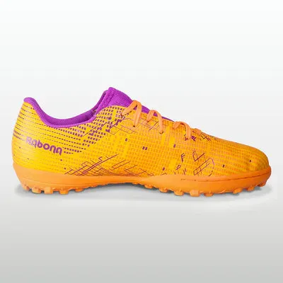 Player Coach Sprint Push Nivia Rabona 2.0 Turf Football Shoes for Men (Orange)