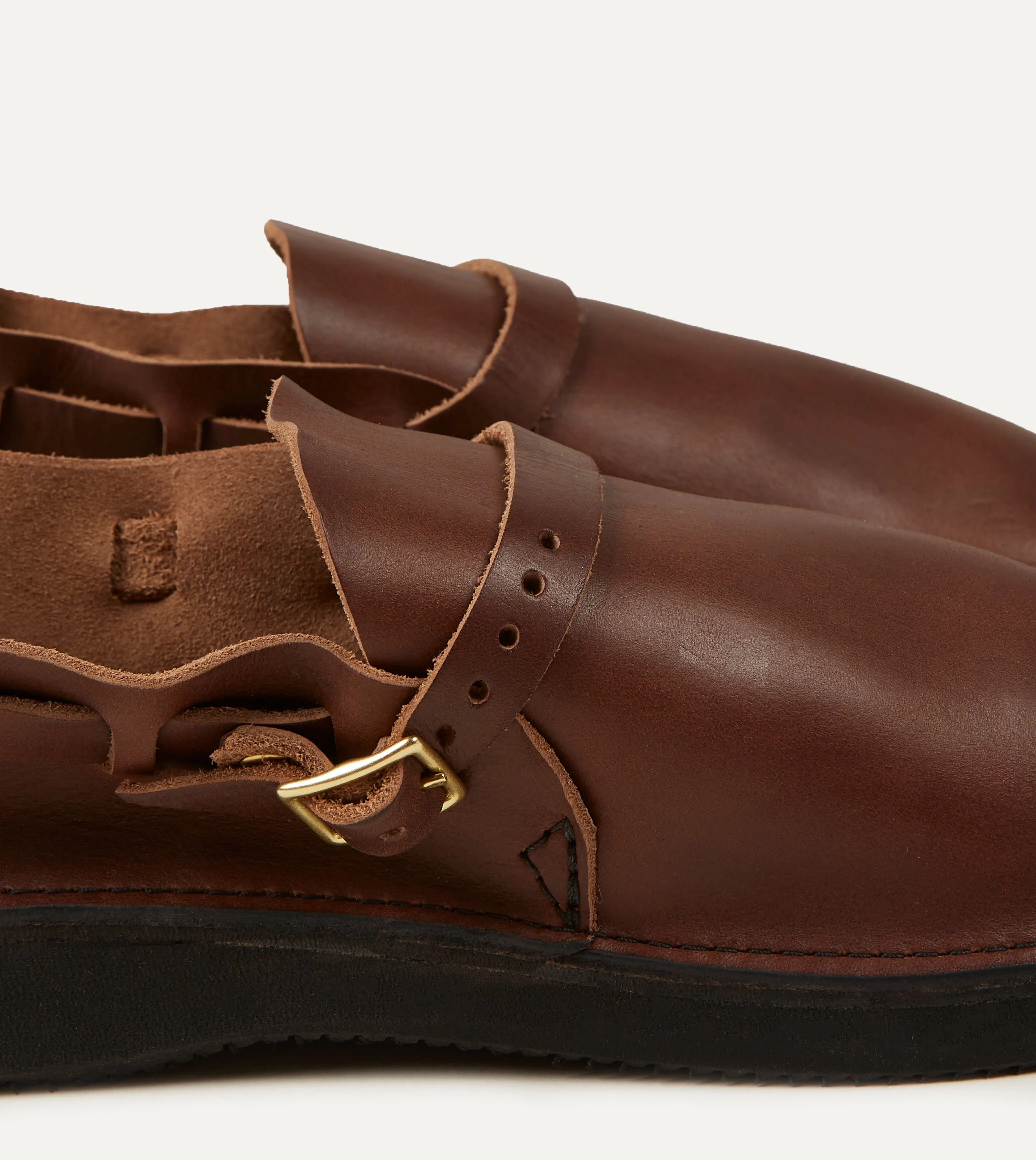 Aurora for Drake's Middle English Brown Full Grain Leather Shoe Planet Mood