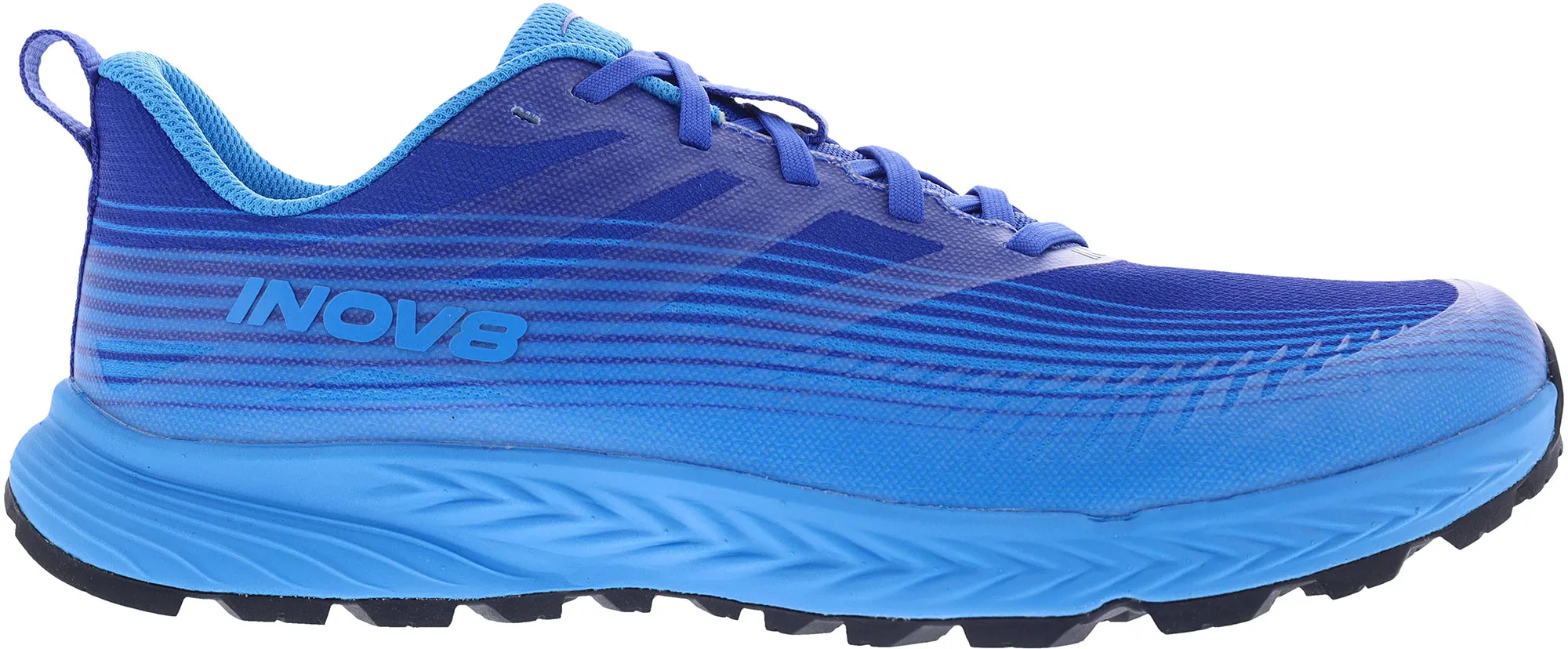 Slip Safe Inov8 TrailFly Speed WIDE FIT Mens Trail Running Shoes - Blue