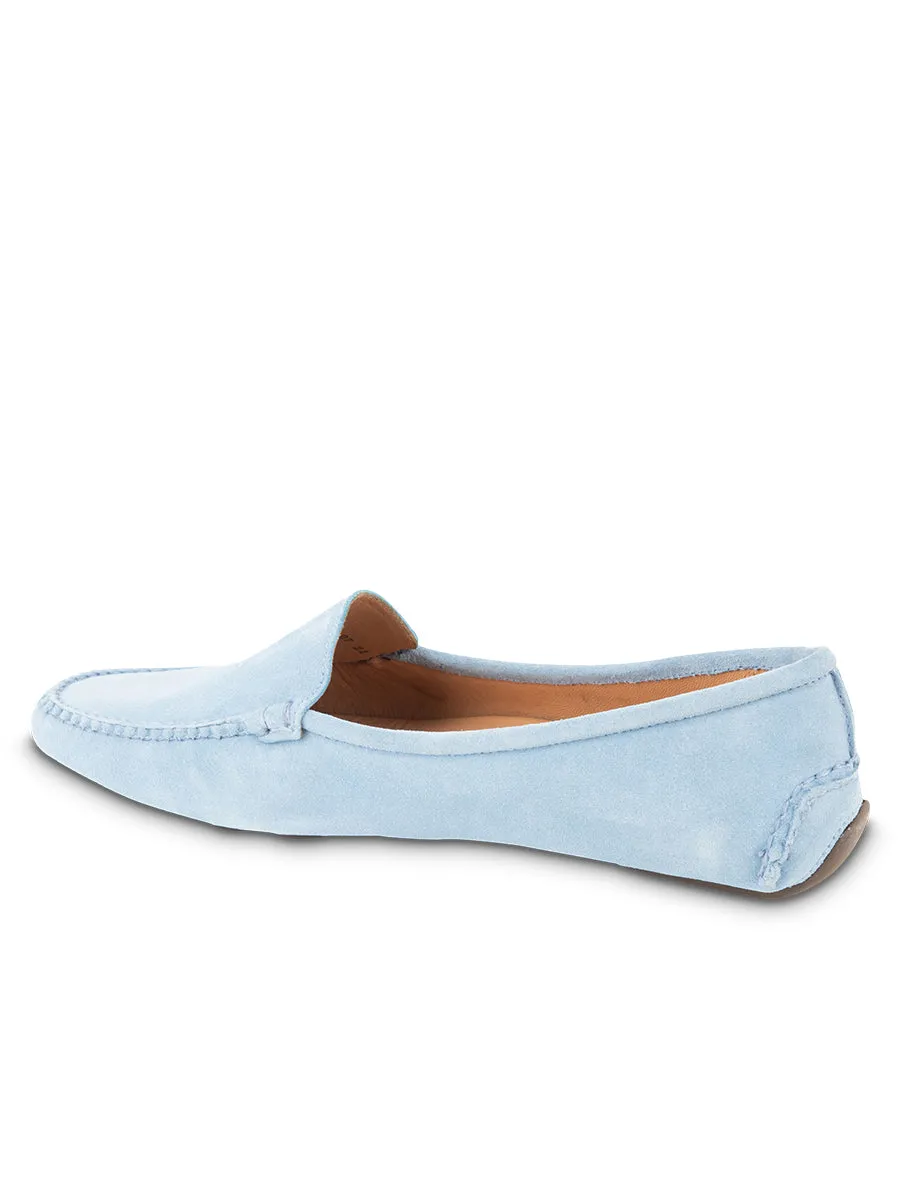 Jillian Driving Moccasin in Suede Party Glow Stretchable
