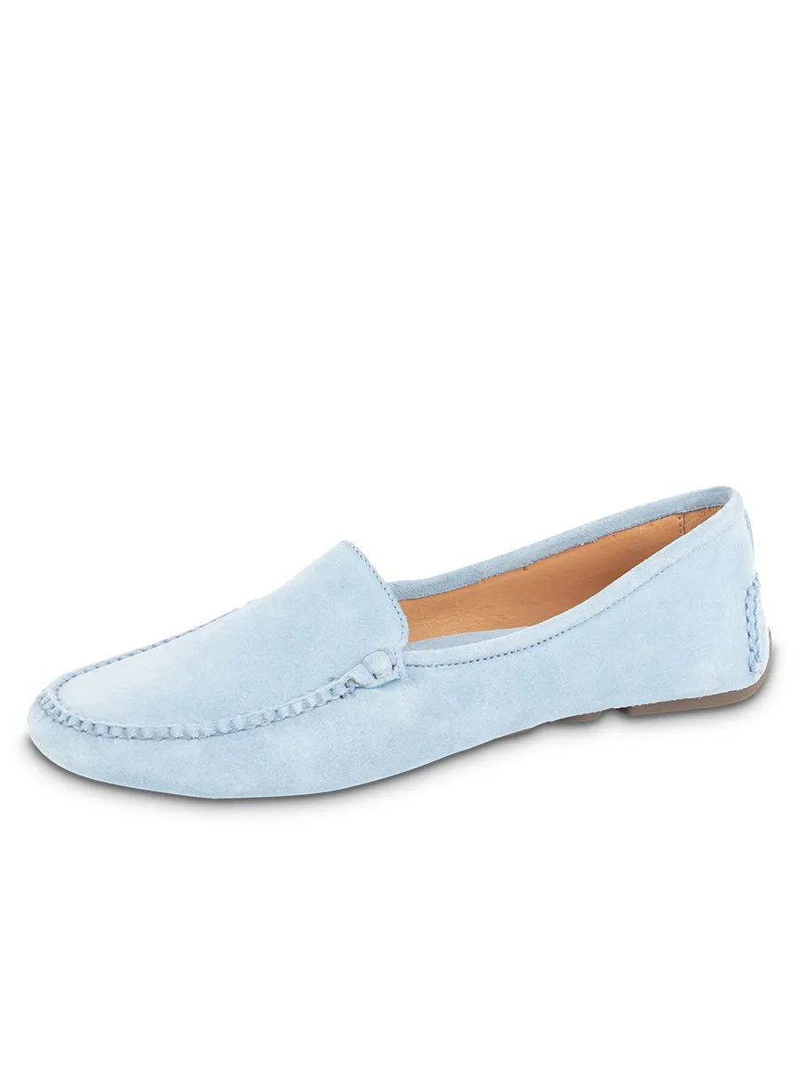 Jillian Driving Moccasin in Suede Dad Style