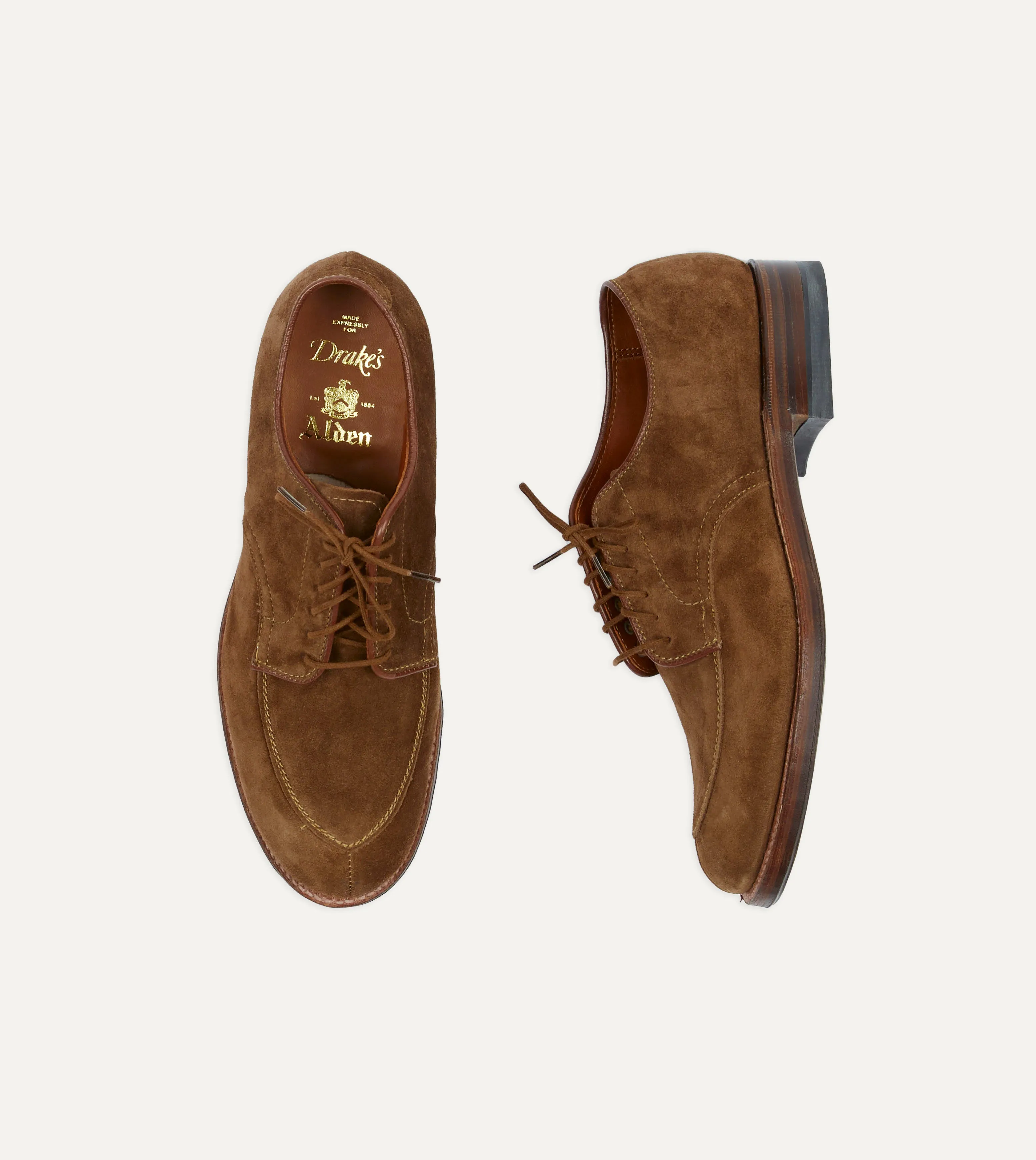 Alden Snuff Suede Algonquin Blucher Palm Base