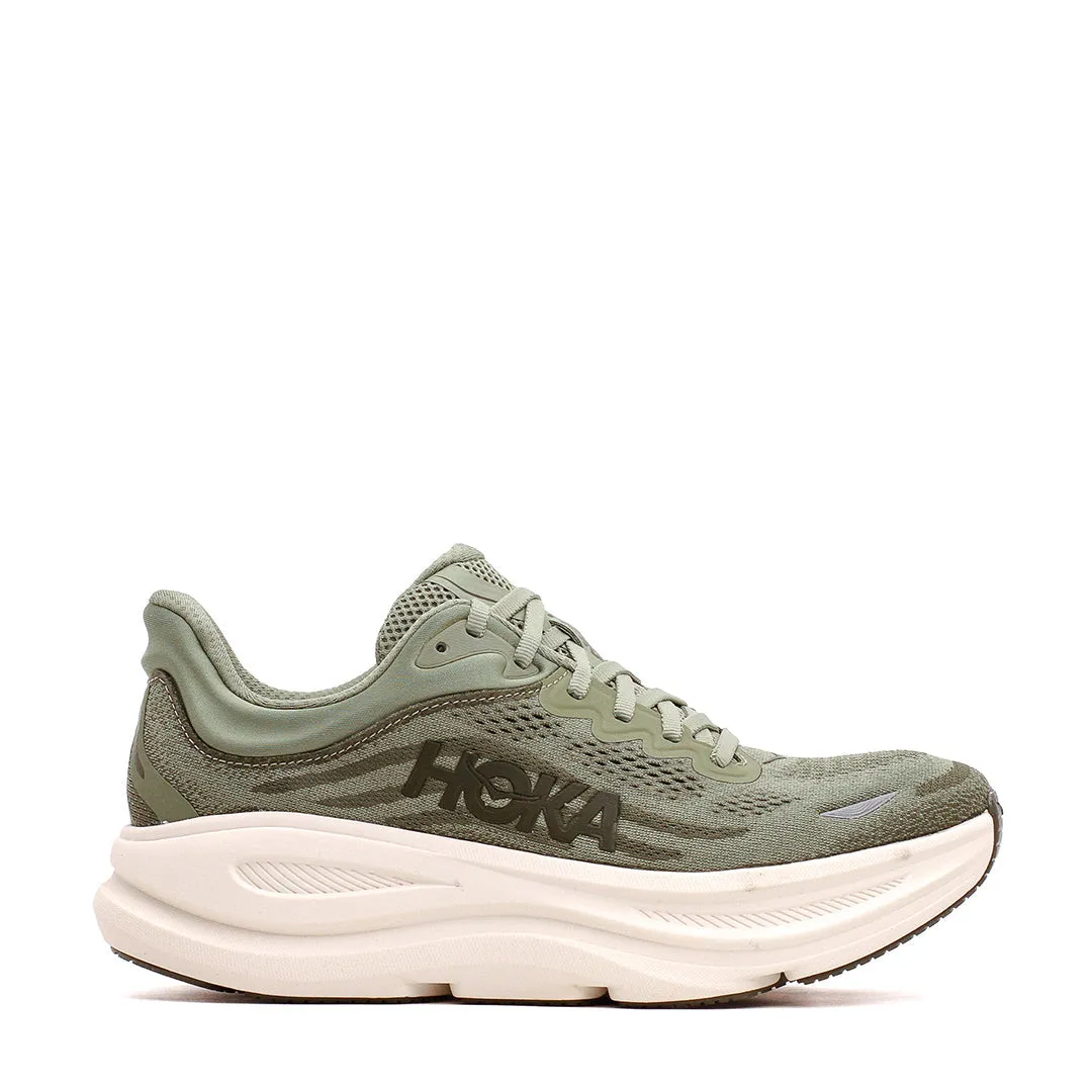 Hoka One One Bondi 9 Sea Moss Eucalyptus 1162011-SSSC High Arch synthetic leather