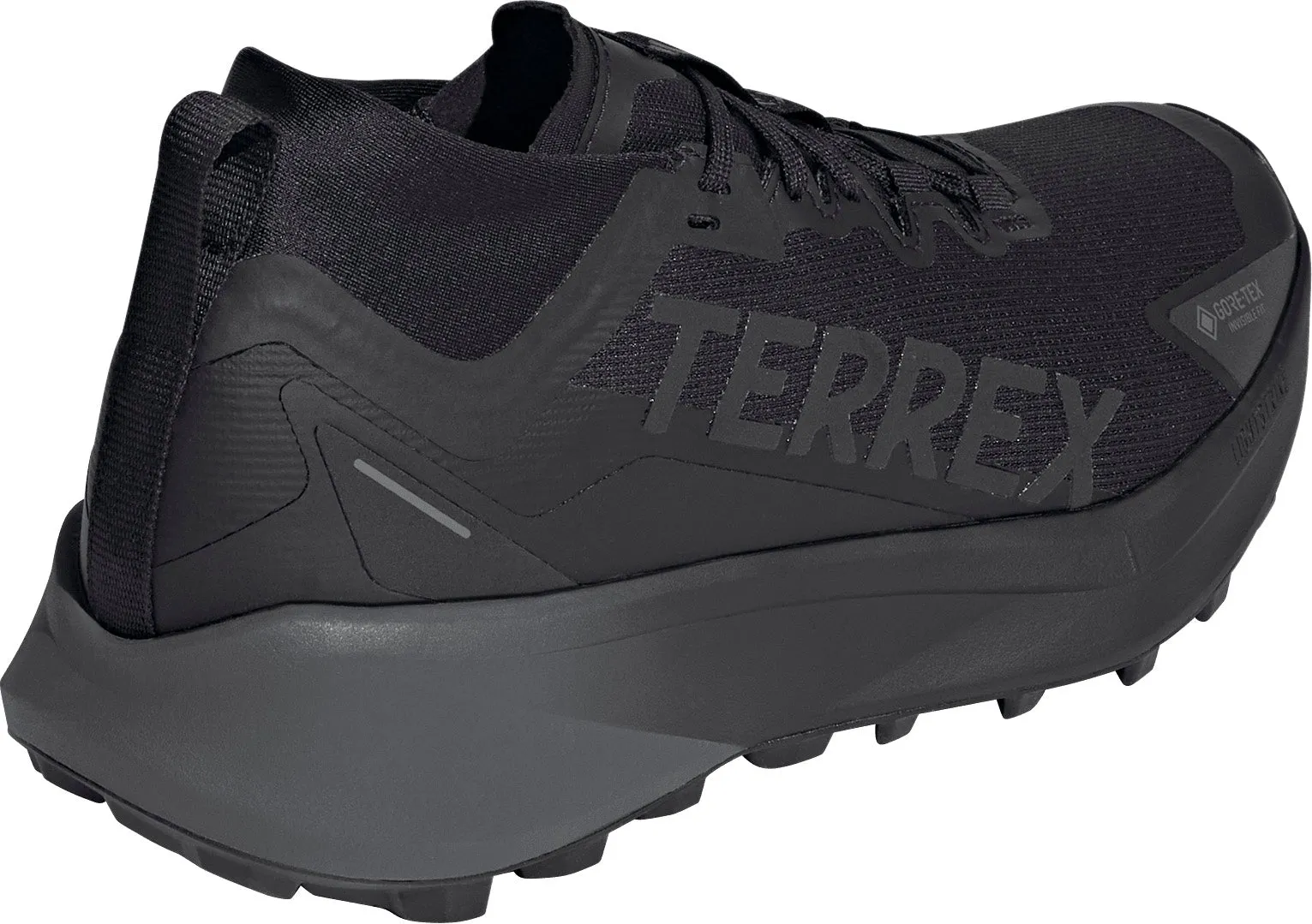 adidas Terrex Agravic GORE-TEX Mens Trail Running Shoes - Black Rich Glow Chic Fit