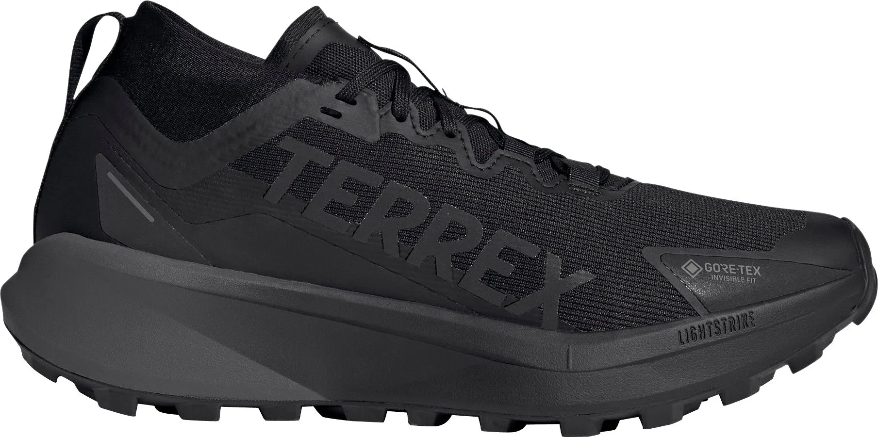 adidas Terrex Agravic GORE-TEX Mens Trail Running Shoes - Black Quick Drying Travel Enthusiasts