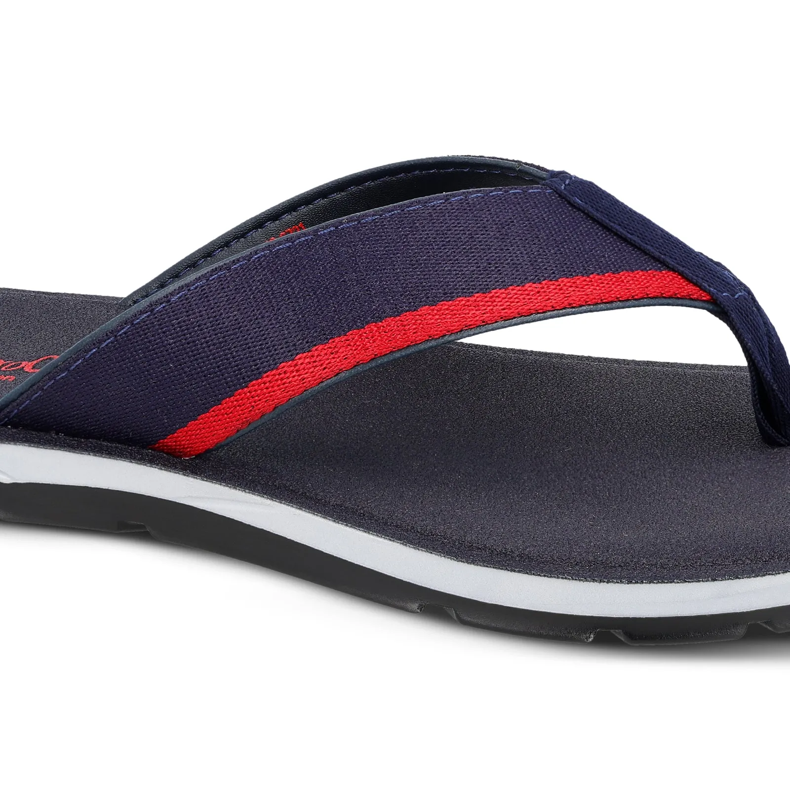 Men's Daily Wear V-Strap Sandals - WGP50006 Blue Elastic Straps Casual Relax Style