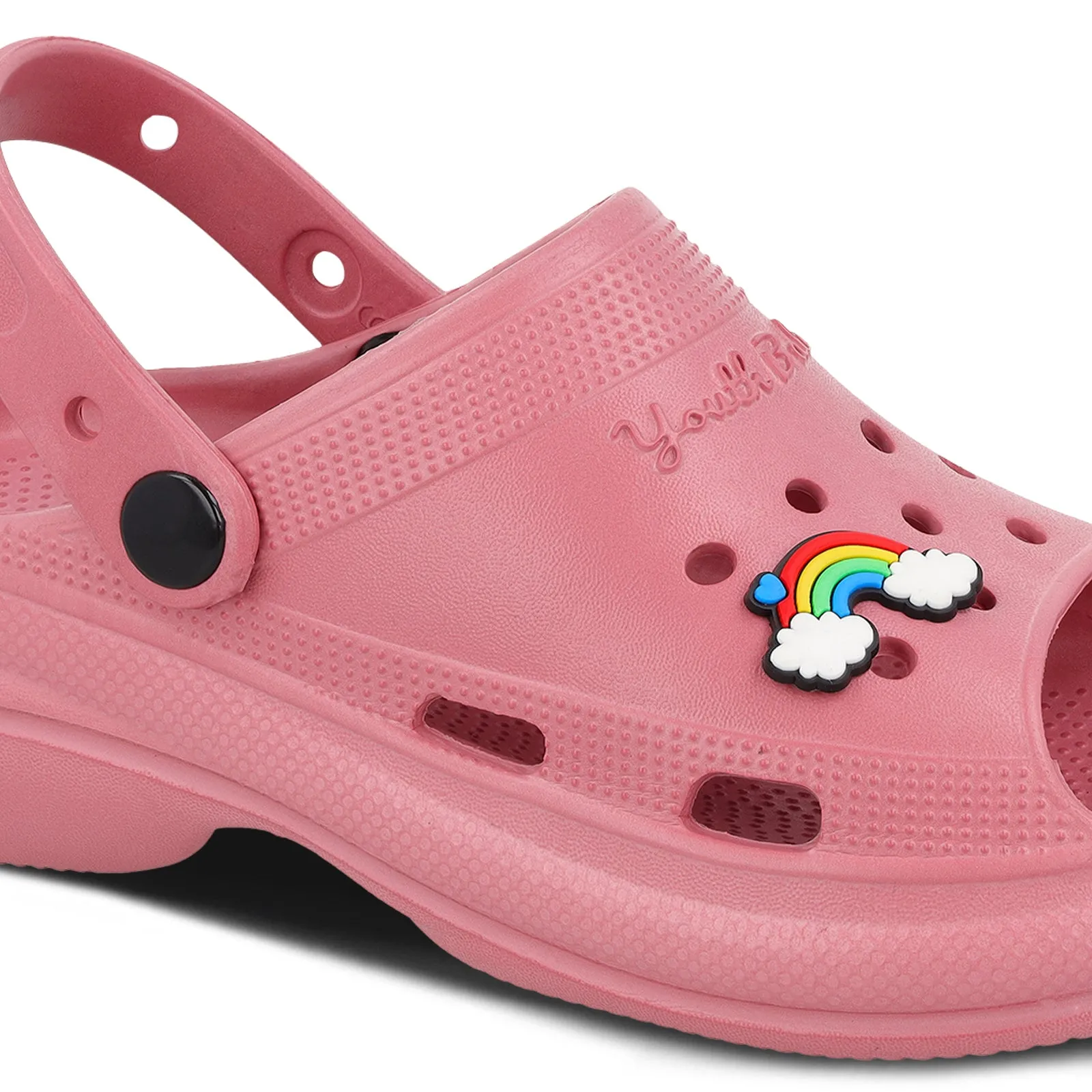 Walkaroo Women's Clogs  - WC8937 Dark Peach Sunshine Fit