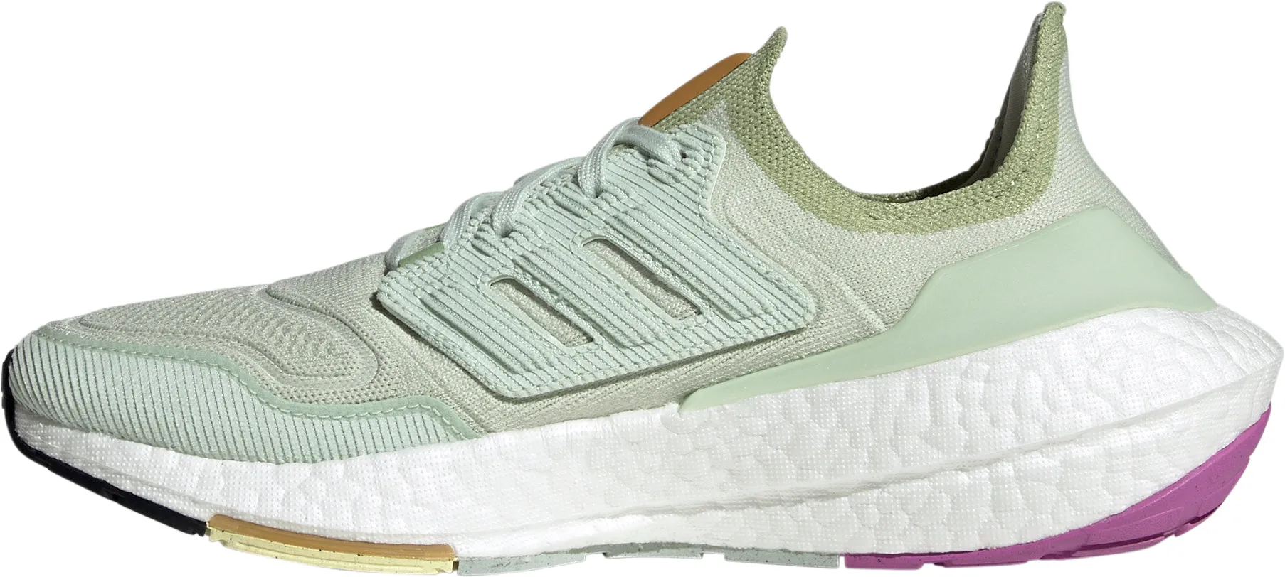 adidas Ultra Boost 22 Womens Running Shoes - Green Shock Resistant Wet Land