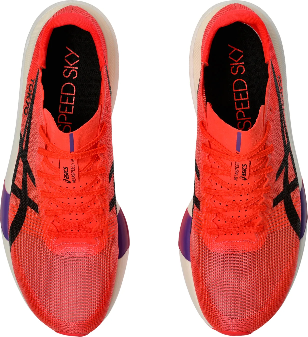 Asics MetaSpeed Sky Tokyo Mens Running Shoes - Red Adjustable Fit Fitness