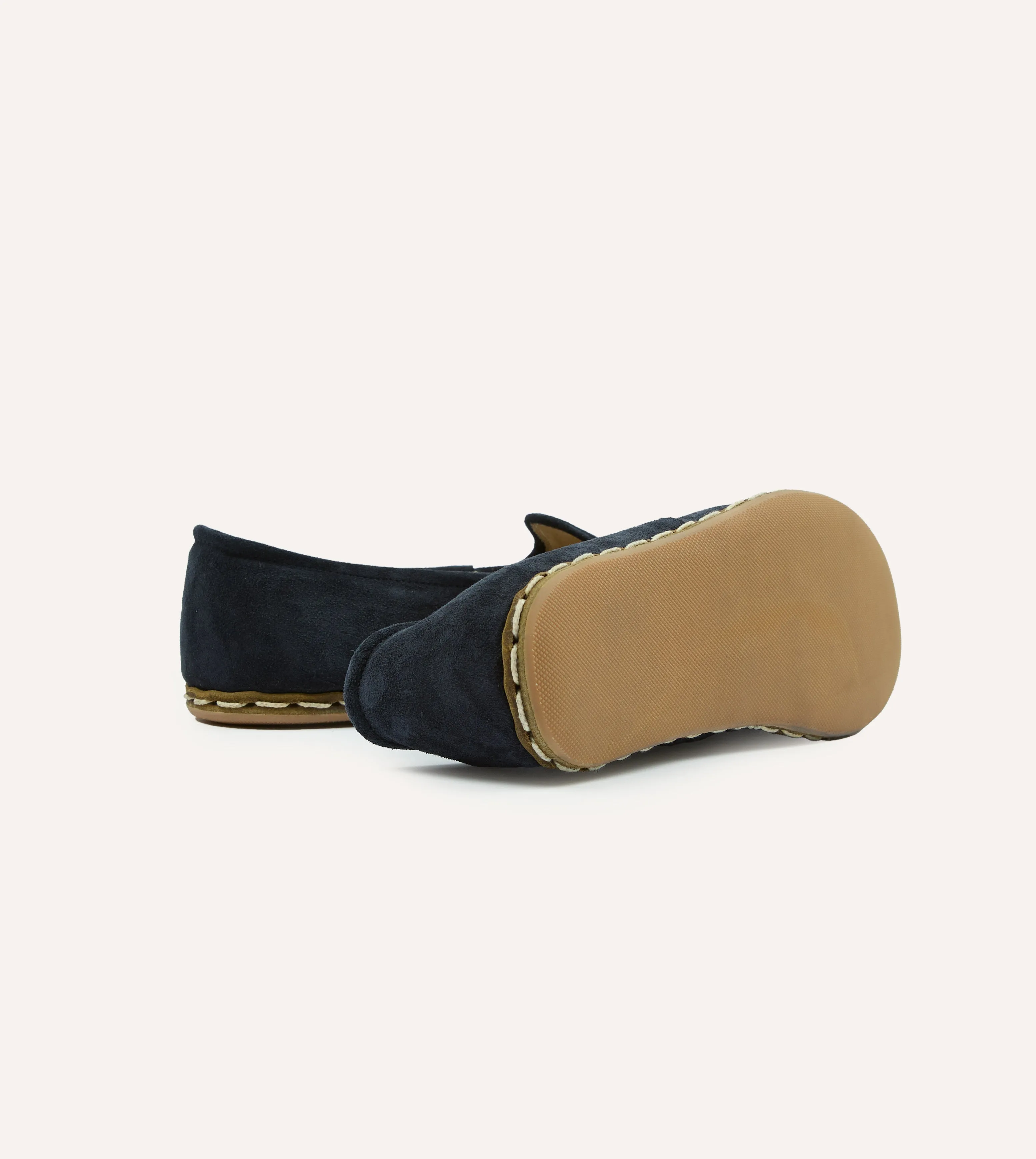 Quick Drying Casual Wear Sabah Oxford Navy Suede Shoes