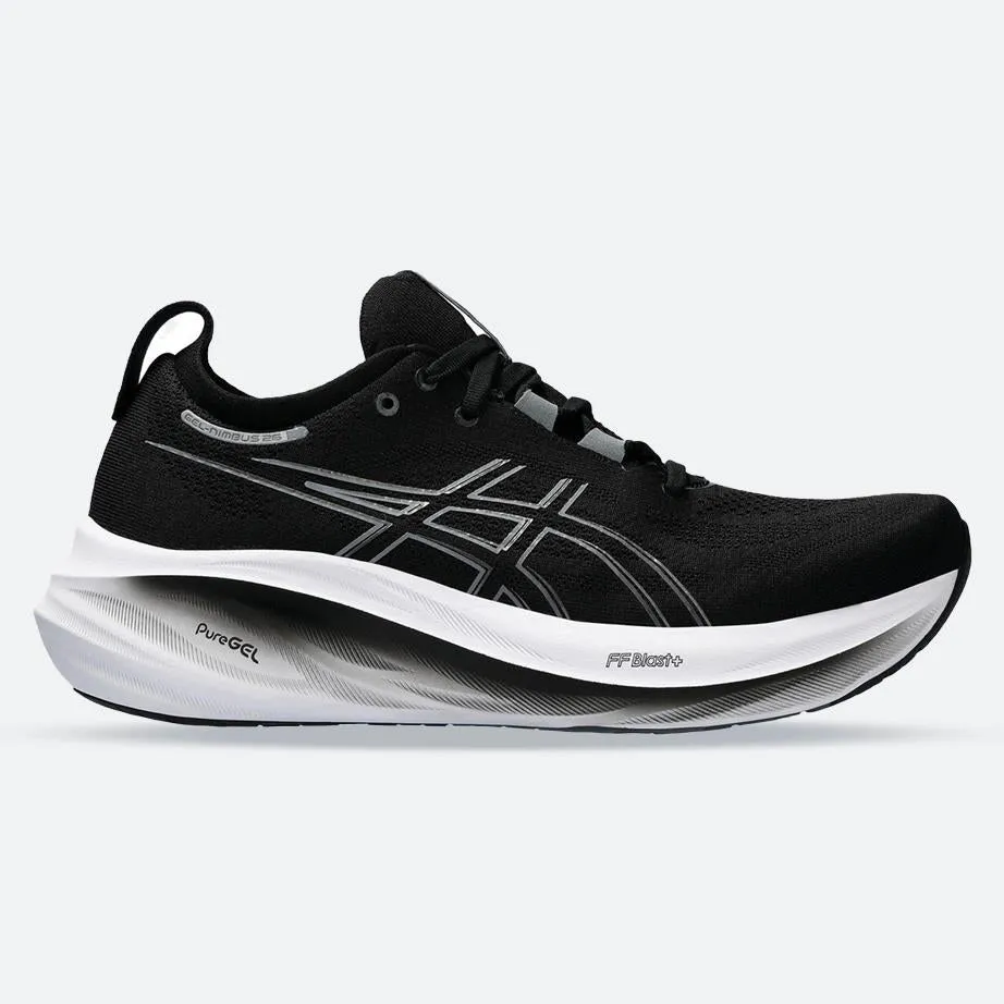Men's Wide Fit Asics Gel Nimbus 26 Running Sneakers Color Pop Agile Path