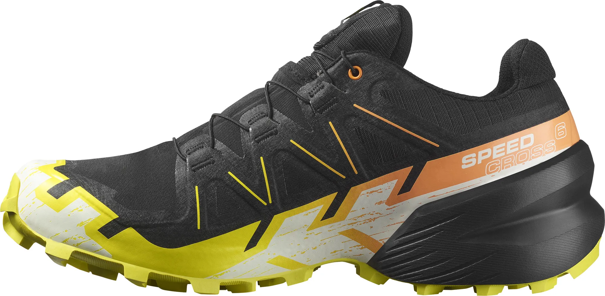 Salomon Speedcross 6 GORE-TEX Mens Trail Running Shoes - Black Eva Midsole Event Mode