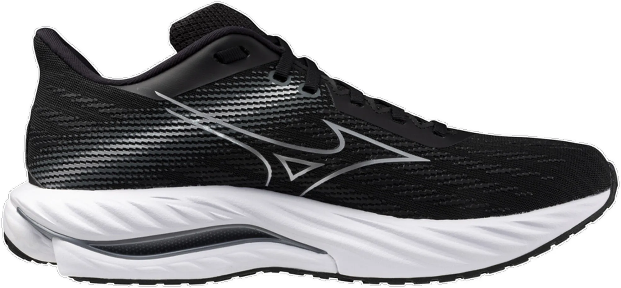 Mizuno Wave Inpsire 21 Mens Running Shoes - Black Secure fit Craftsmanship