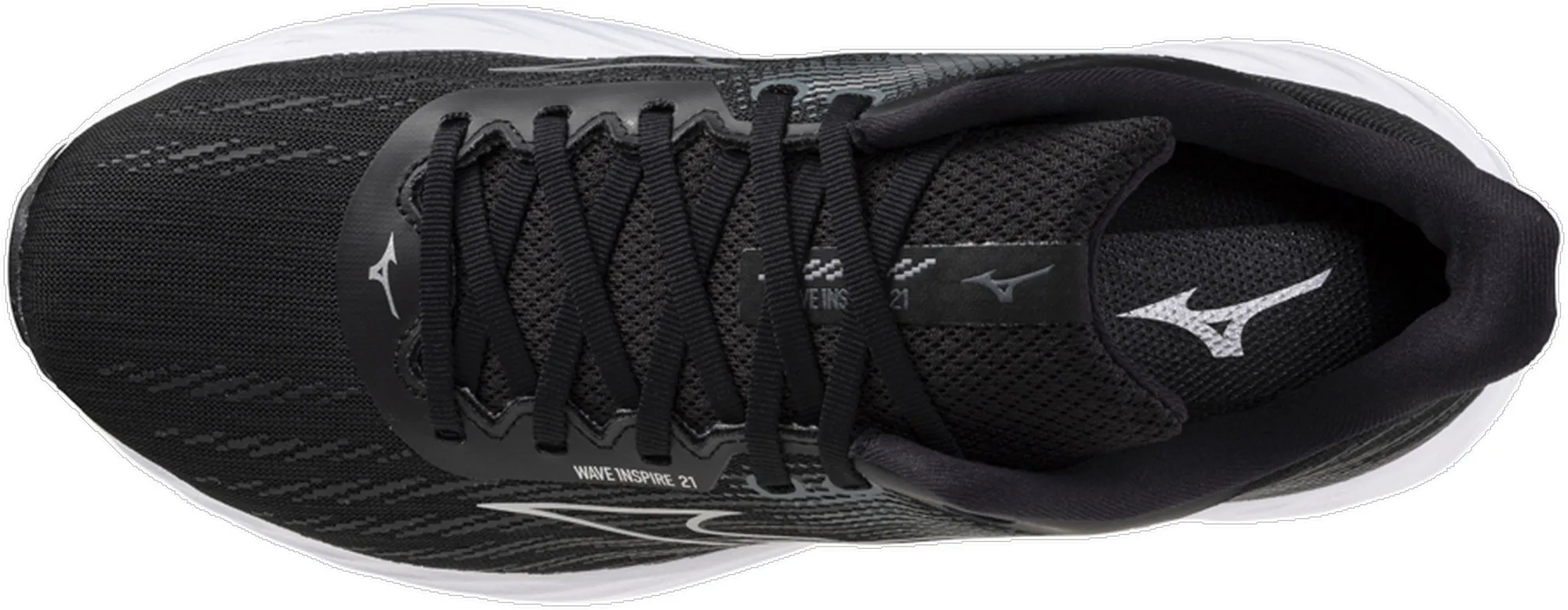 Shock Guard Mizuno Wave Inpsire 21 Mens Running Shoes - Black
