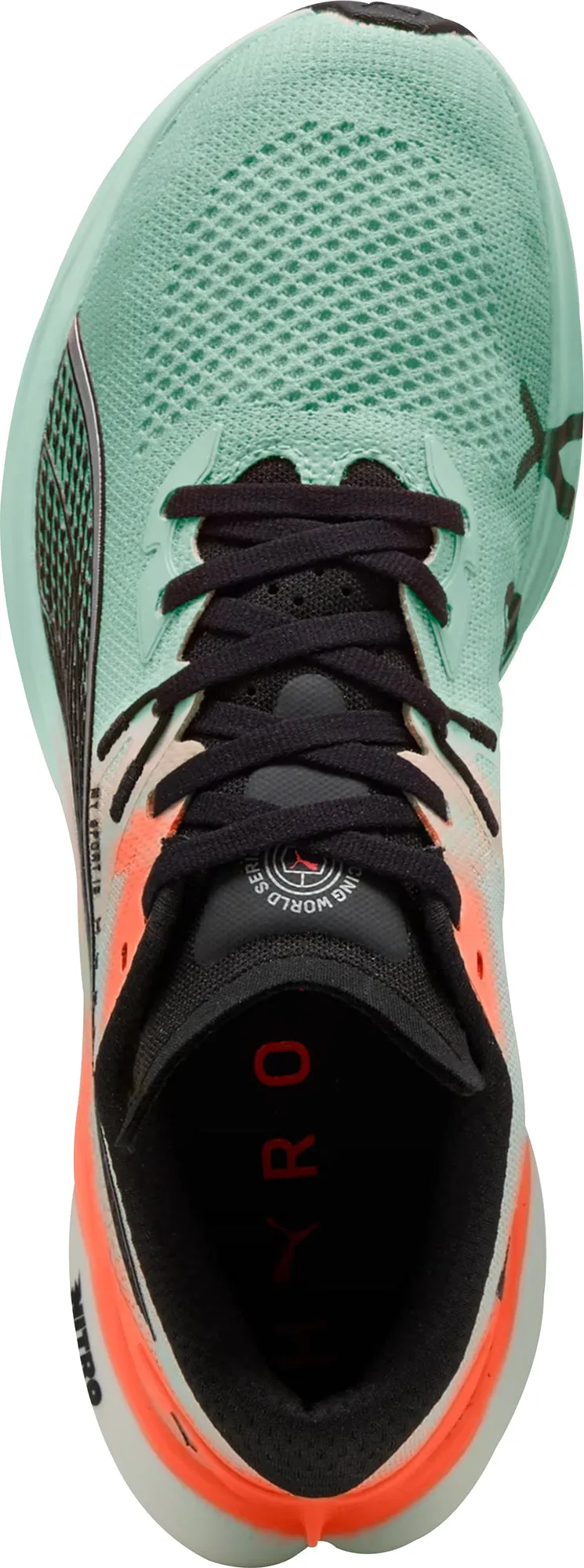 Puma Deviate Nitro 3 HYROX Mens Running Shoes - Green Wind Safe