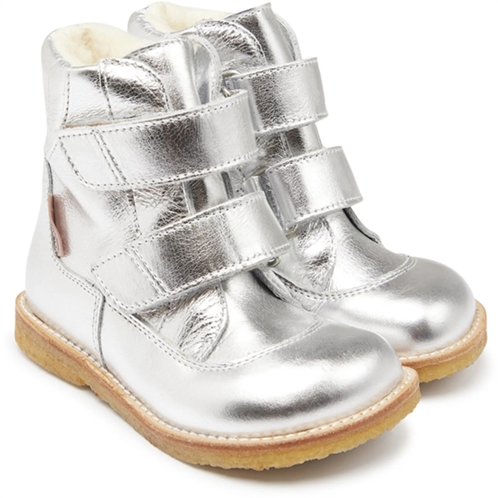 Winter Trail Winter Fun Angulus Tex-Boots With Velcro Silver