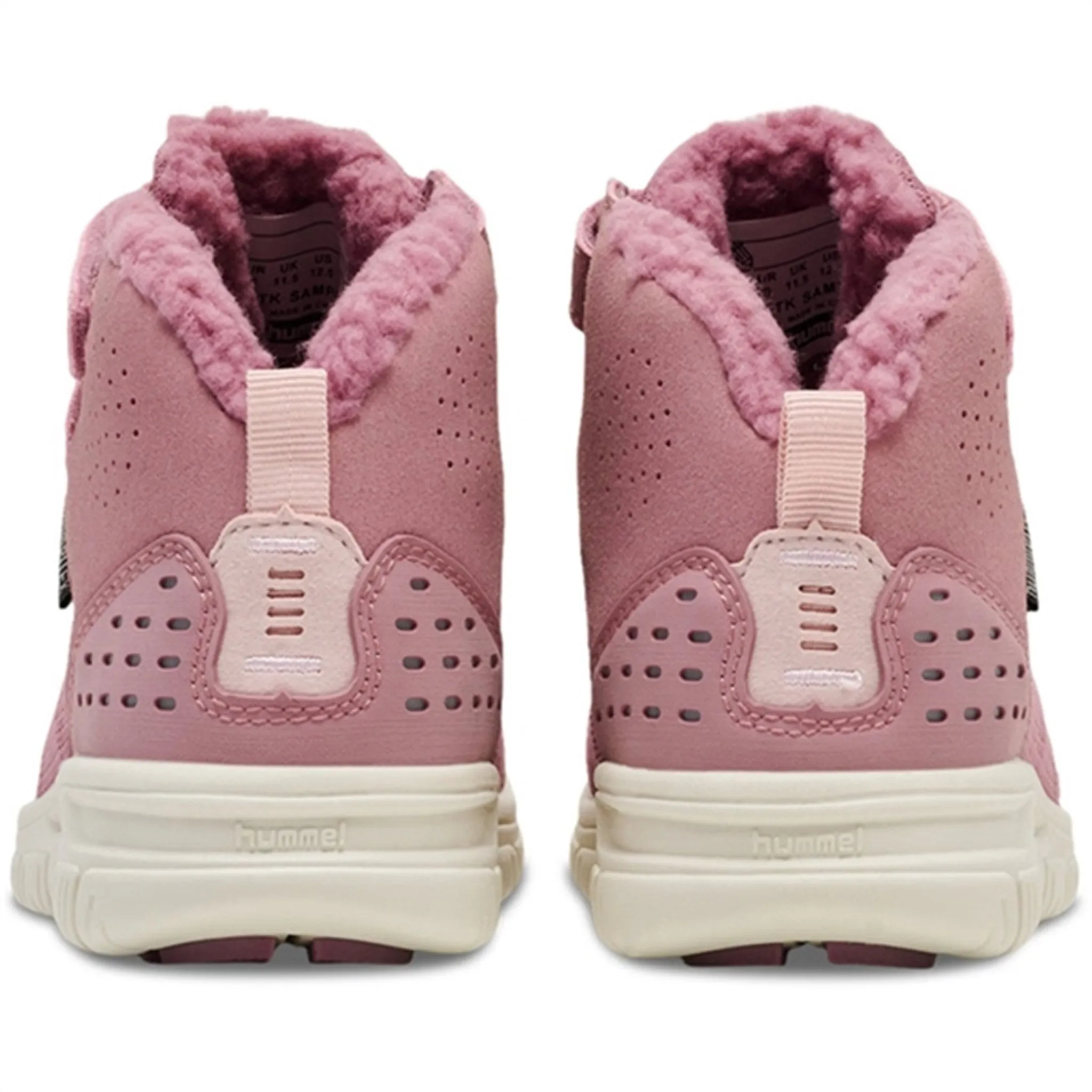 Snow Adventure Rugged Ice Grip Hummel Crosslite Winter Mid Tex Jr Winter Boots Nostalgia Rose