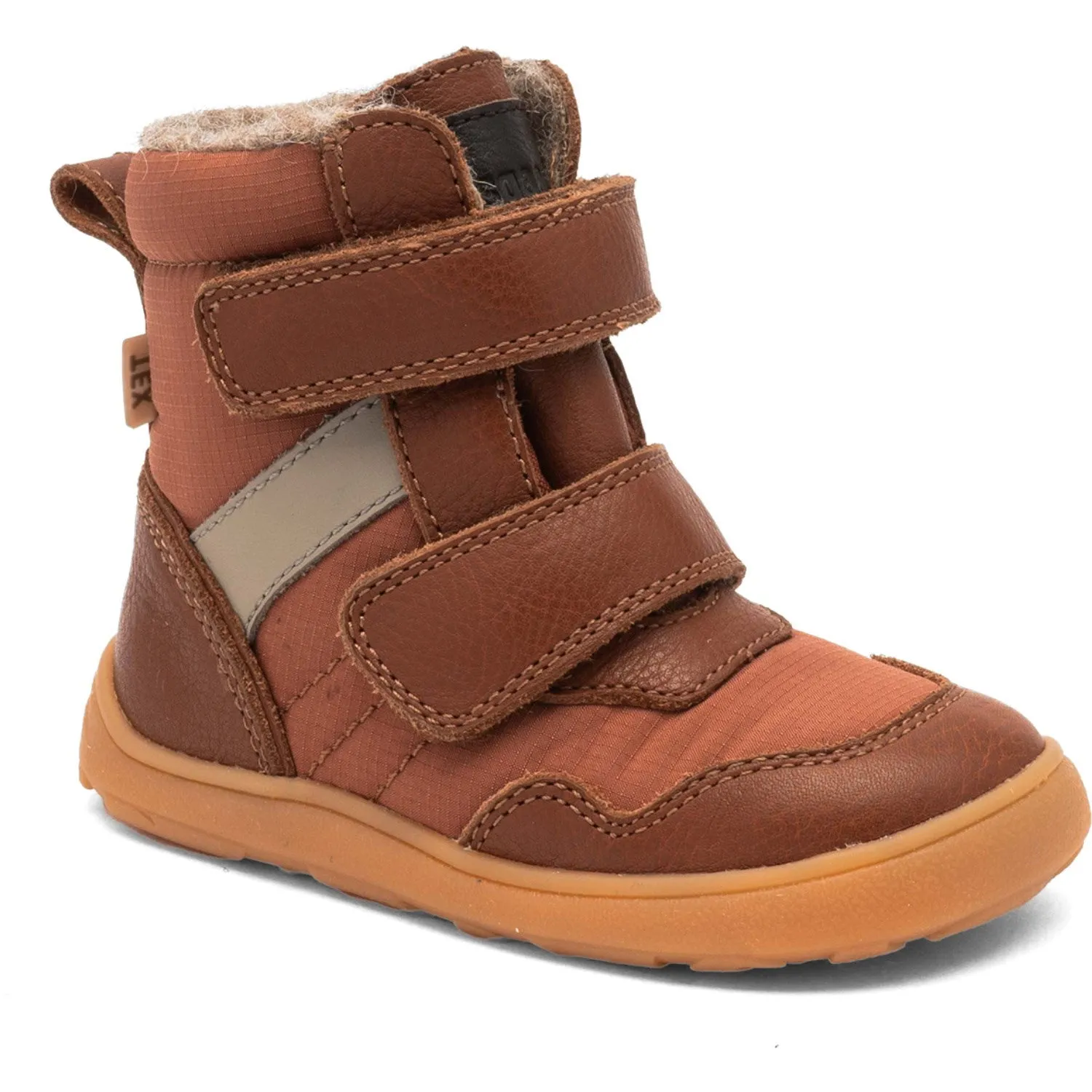 Bisgaard Brown Barefoot Timo Tex Fur Lined Winter Outfit