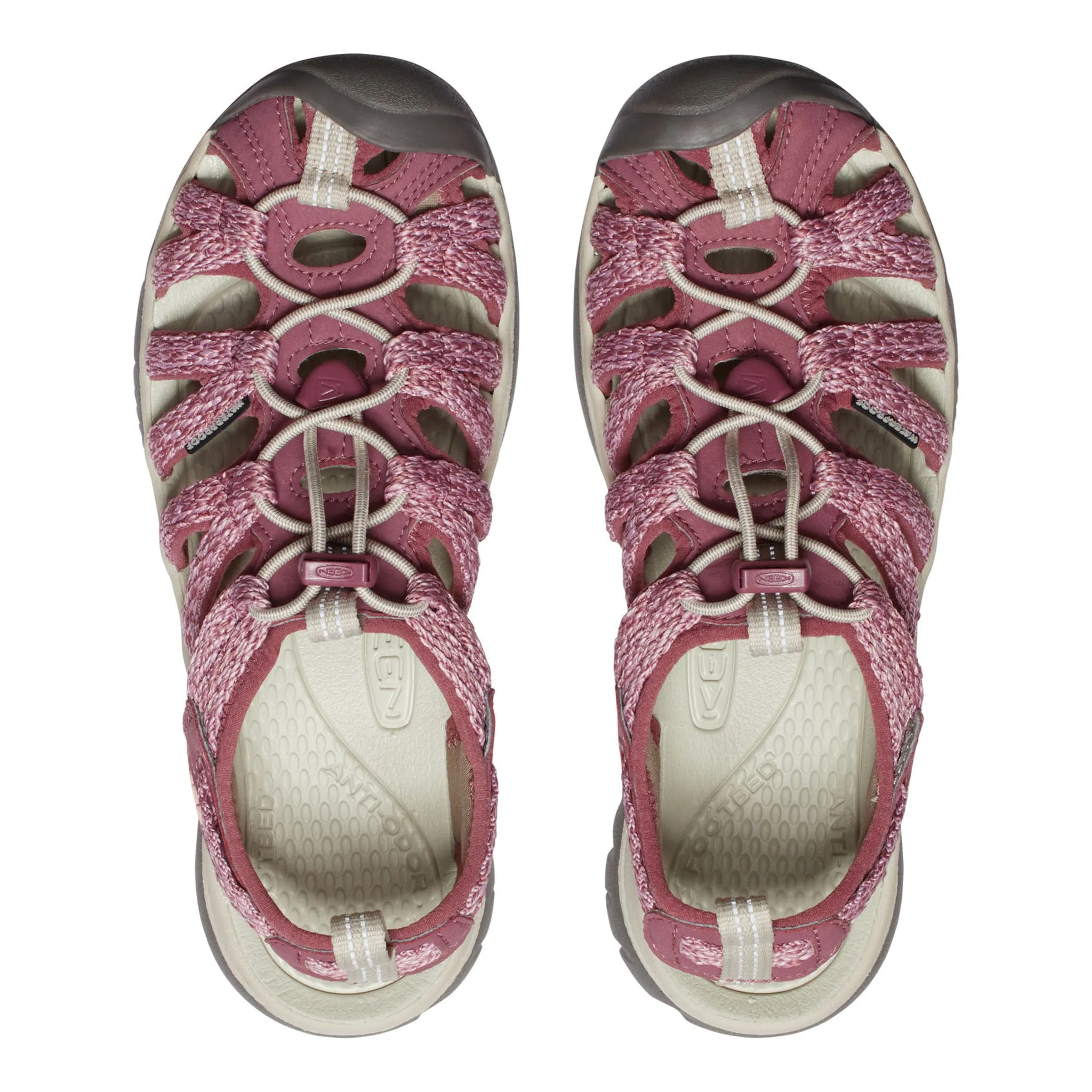 Women's Whisper Rose Brown/Parfait Shore Play Chic Beach Shoes