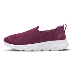Women's Slip-on Walking Shoes - WS3262 Purple Instant Walk Fit Instant Foot Access