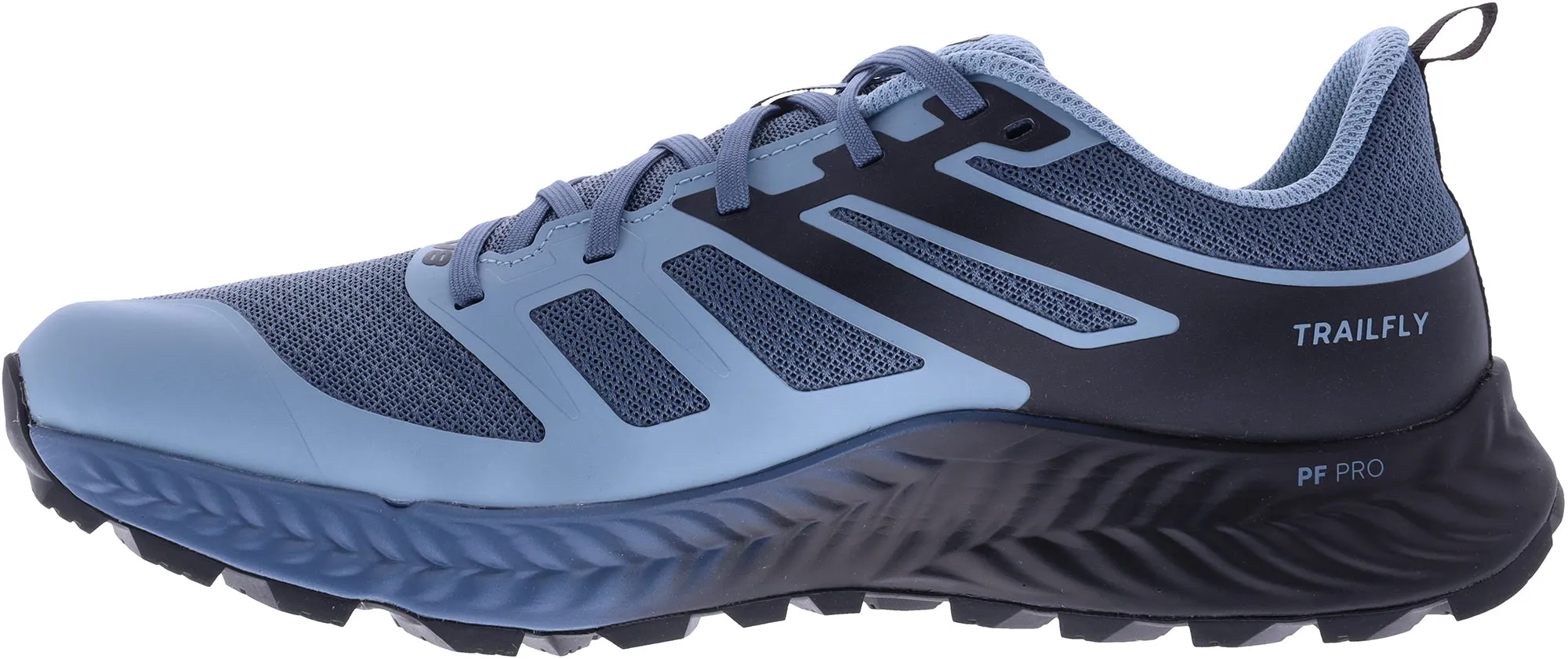 Memory Foam Inov8 TrailFly WIDE FIT Mens Trail Running Shoes - Blue