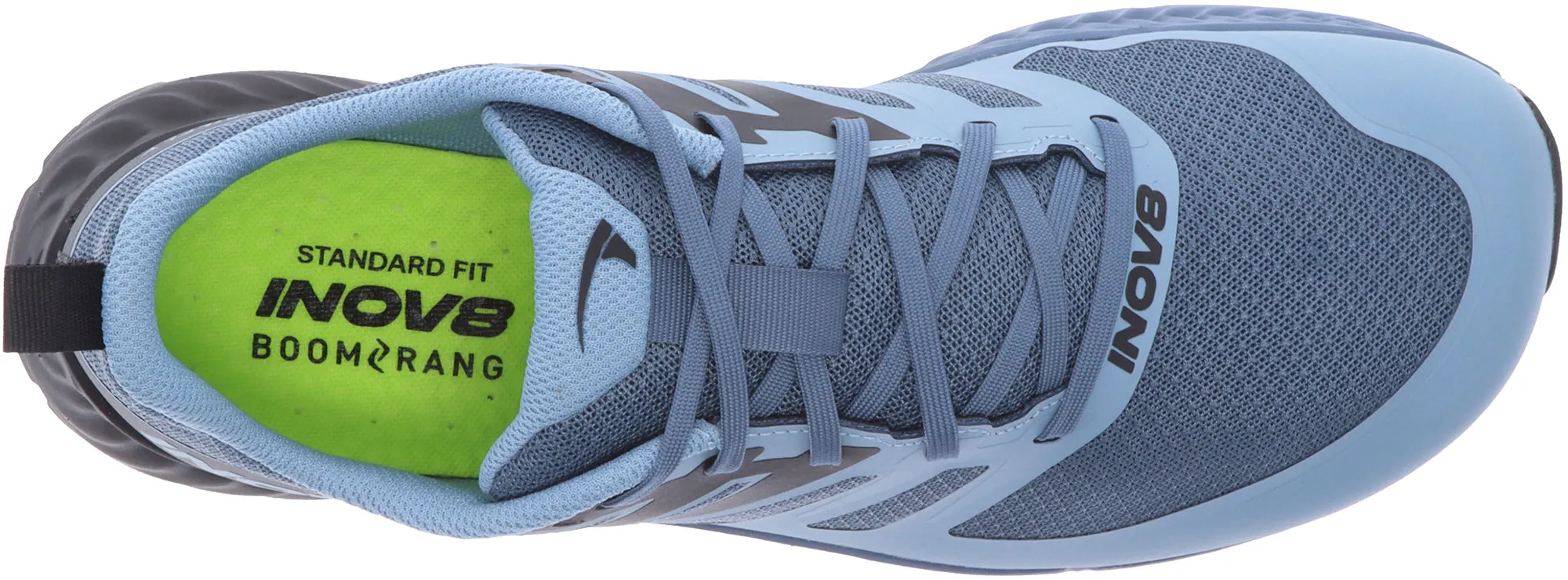 Inov8 TrailFly WIDE FIT Mens Trail Running Shoes - Blue shape fit